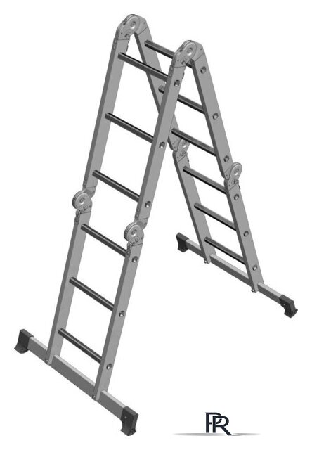 Лестница-трансформер Новая высота NV 132 многофункциональная 4x3 ступени - Изображение №1 — Интернет-магазин ПроЗаказ