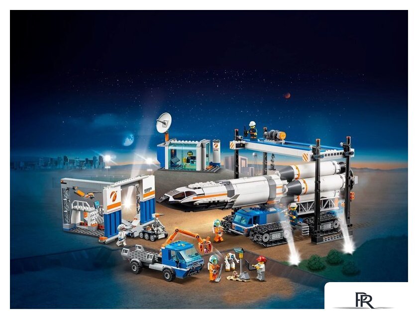 Конструктор LEGO City 60229 Площадка для сборки и транспорт для перевозки ракеты - Изображение №19 — Интернет-магазин ПроЗаказ