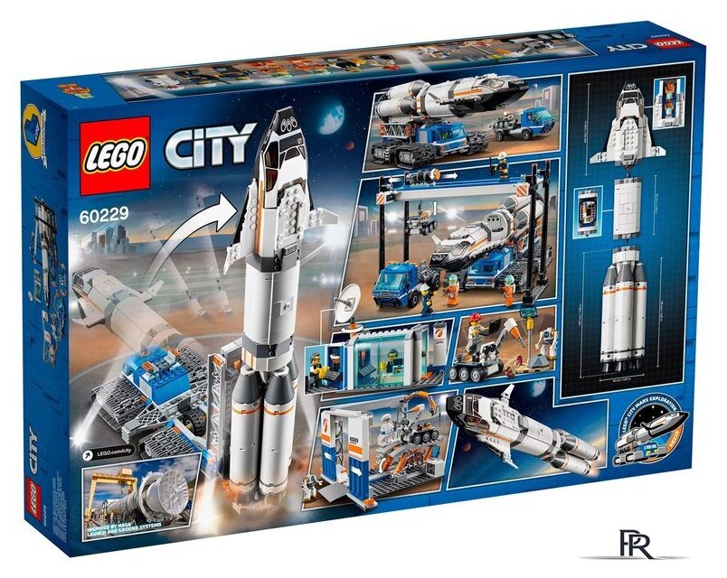 Конструктор LEGO City 60229 Площадка для сборки и транспорт для перевозки ракеты - Изображение №2 — Интернет-магазин ПроЗаказ
