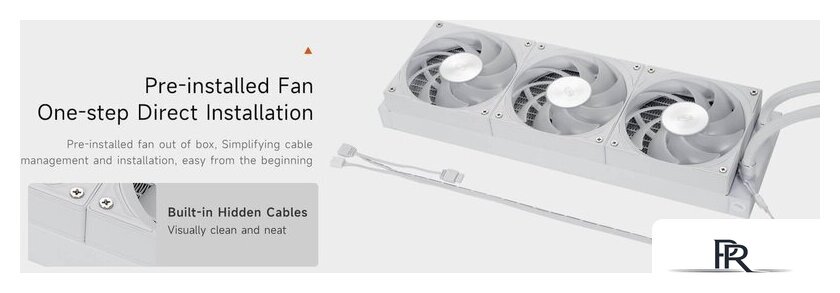 Система жидкостного охлаждения для процессора PCCooler DC360 Pro ARGB Display (белый) - Изображение №8 — Интернет-магазин ПроЗаказ