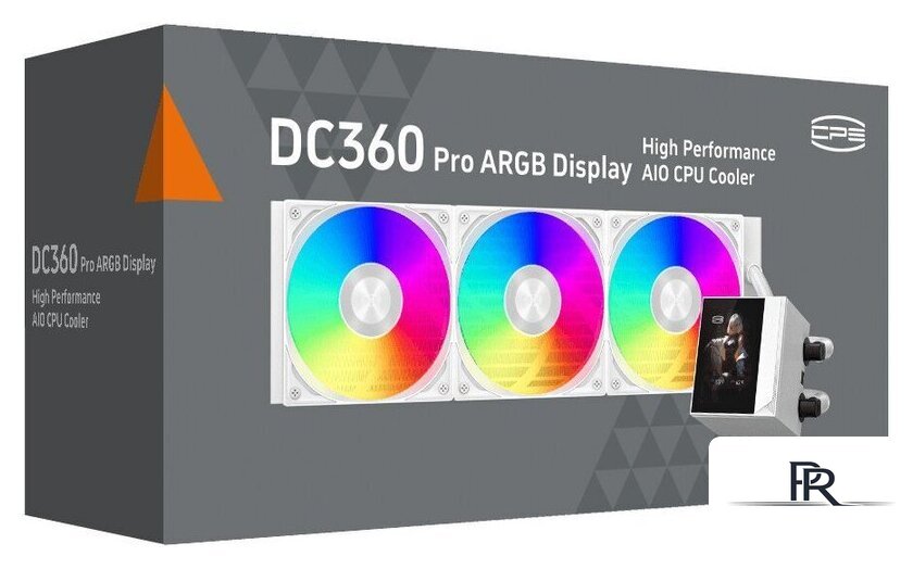 Система жидкостного охлаждения для процессора PCCooler DC360 Pro ARGB Display (белый) - Изображение №5 — Интернет-магазин ПроЗаказ