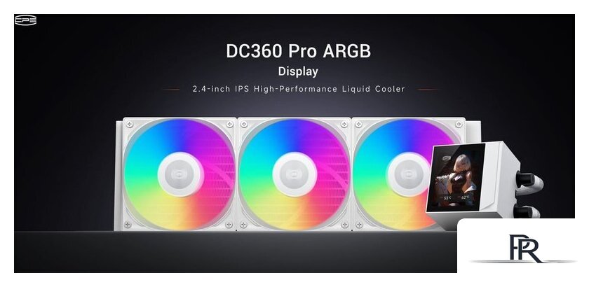 Система жидкостного охлаждения для процессора PCCooler DC360 Pro ARGB Display (белый) - Изображение №6 — Интернет-магазин ПроЗаказ