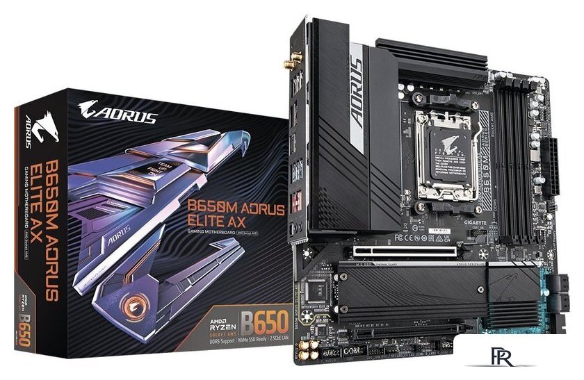 Материнская плата Gigabyte B650M Aorus Elite AX (rev. 1.0) - Изображение №3 — Интернет-магазин ПроЗаказ