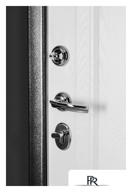Металлическая дверь Guard Классика MG60 87х205 правая (черное серебро/белый ясень) - Изображение №4 — Интернет-магазин ПроЗаказ