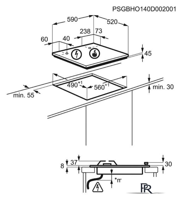 Варочная панель Electrolux EGS6436WW - Изображение №2 — Интернет-магазин ПроЗаказ
