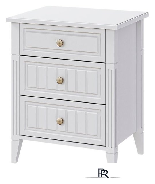 Комоды, тумбы Bravo Мебель Мэгги (белый снег/лак белый) - Изображение №1 — Интернет-магазин ПроЗаказ