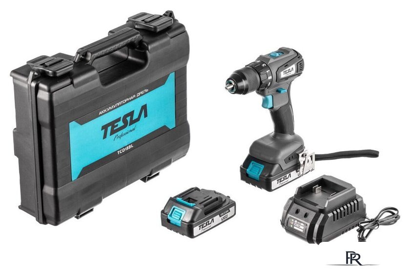 Дрель-шуруповерт Tesla TCD18BL 840369 (с 2-мя АКБ, кейс) - Изображение №9 — Интернет-магазин ПроЗаказ