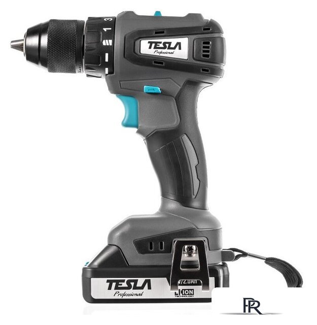 Дрель-шуруповерт Tesla TCD18BL 840369 (с 2-мя АКБ, кейс) - Изображение №2 — Интернет-магазин ПроЗаказ
