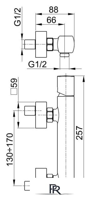 Смеситель Armatura Morganit 4926-010-00 - Изображение №2 — Интернет-магазин ПроЗаказ
