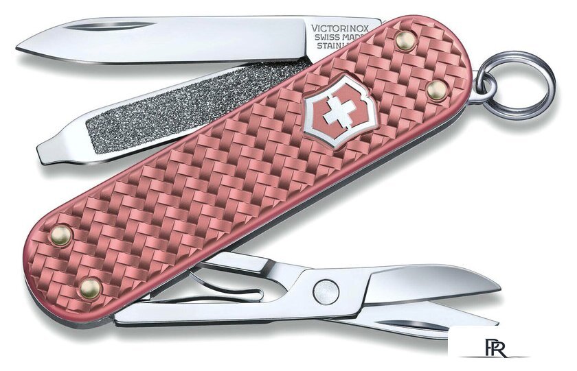 Нож-брелок Victorinox Classic Precious Alox 0.6221.405G (розовый) - Изображение №1 — Интернет-магазин ПроЗаказ