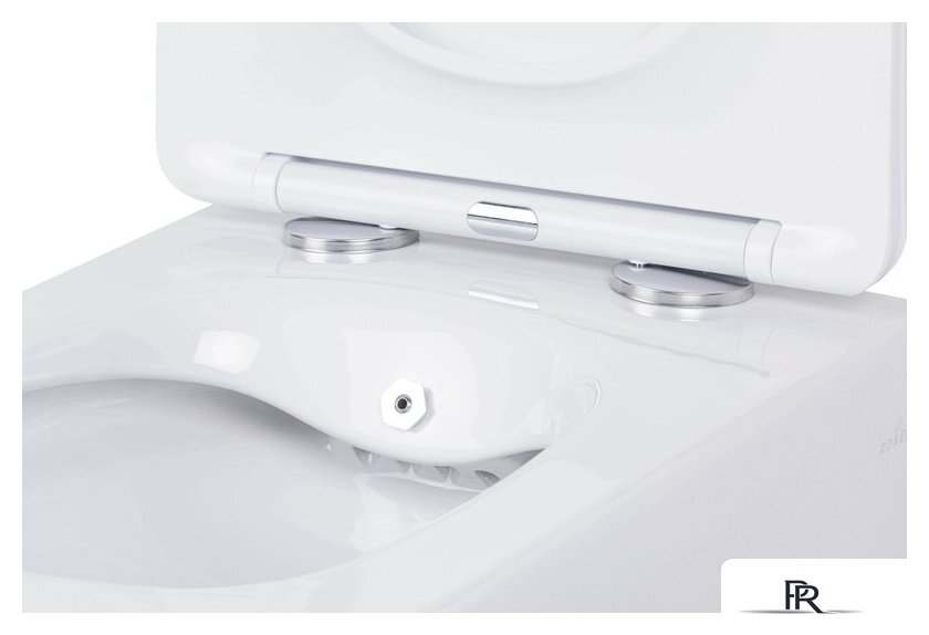 Унитаз подвесной Roxen Cube bidet в комплекте с инсталляцией StounFix Dual Fresh 6 в 1 966246 (кнопка: бежевый) - Изображение №7 — Интернет-магазин ПроЗаказ