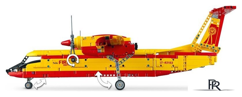 Конструктор LEGO Technic 42152 Пожарный самолет - Изображение №8 — Интернет-магазин ПроЗаказ