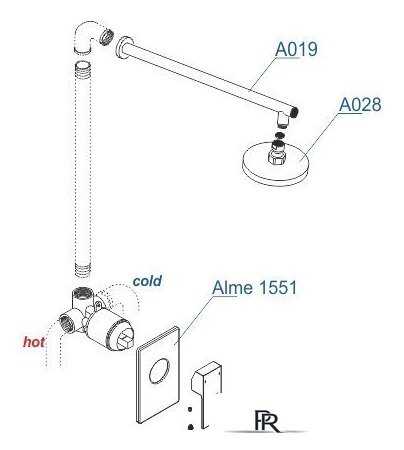 Душевая система  Wasserkraft A12528 - Изображение №4 — Интернет-магазин ПроЗаказ