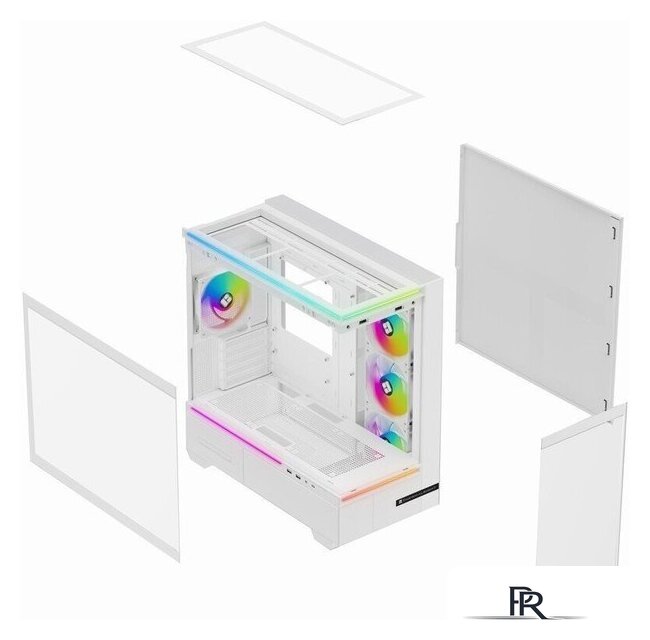 Корпус Thermalright M10 FAN4-C (белый) - Изображение №5 — Интернет-магазин ПроЗаказ