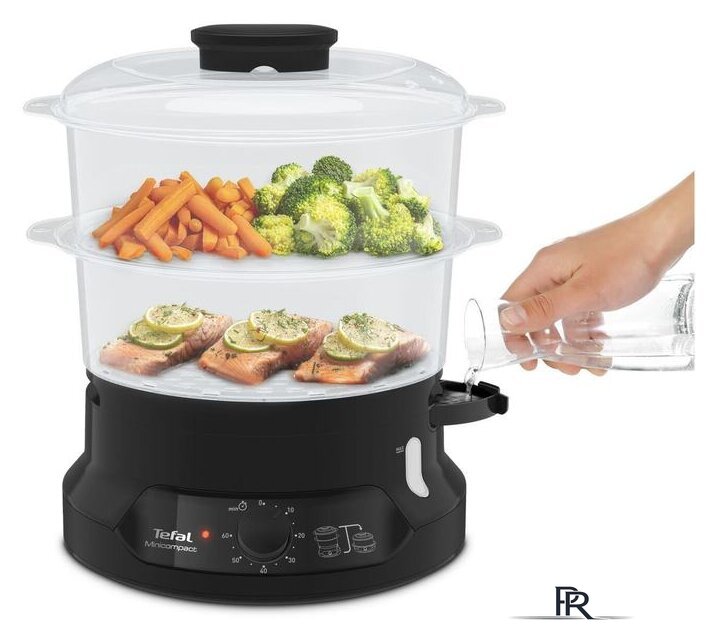 Пароварка Tefal Minicompact VC139810 - Изображение №4 — Интернет-магазин ПроЗаказ