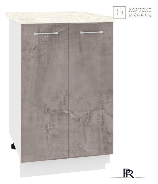 Шкаф напольный Кортекс-мебель Корнелия Лира НШ50р (оникс/королевский опал) - Изображение №1 — Интернет-магазин ПроЗаказ