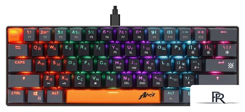 Клавиатура Defender Apex GK-002 (черный/серый) - Изображение №1 — Интернет-магазин ПроЗаказ