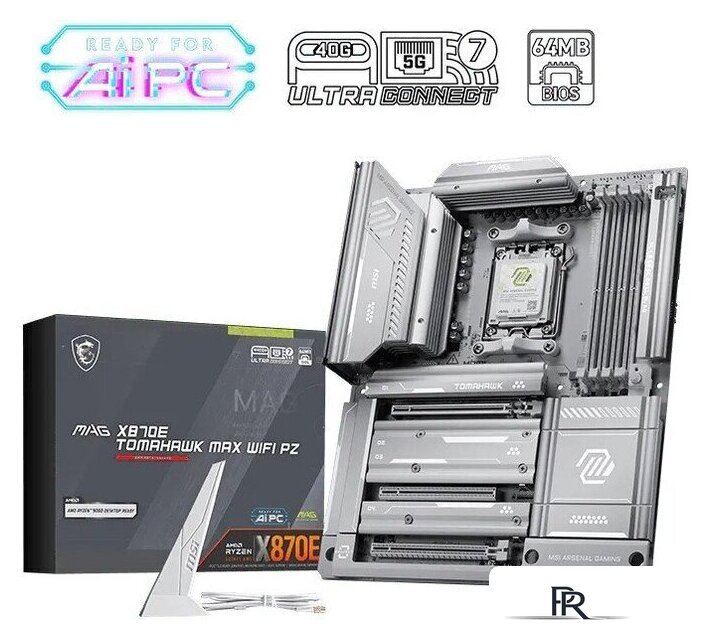 Материнская плата MSI MAG X870E Tomahawk Max WiFi PZ - Изображение №5 — Интернет-магазин ПроЗаказ