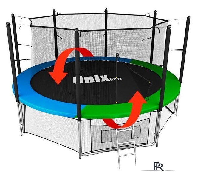 Батут Unix Line Classic 14ft inside (синий/зеленый) - Изображение №1 — Интернет-магазин ПроЗаказ