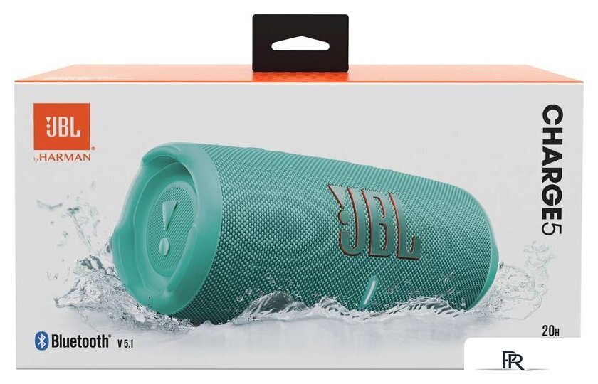 Беспроводная колонка JBL Charge 5 (бирюзовый) - Изображение №9 — Интернет-магазин ПроЗаказ