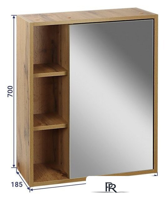  Doratiz Шкаф с зеркалом Doratiz Лофт 60 2712.114 (ватан) - Изображение №13 — Интернет-магазин ПроЗаказ