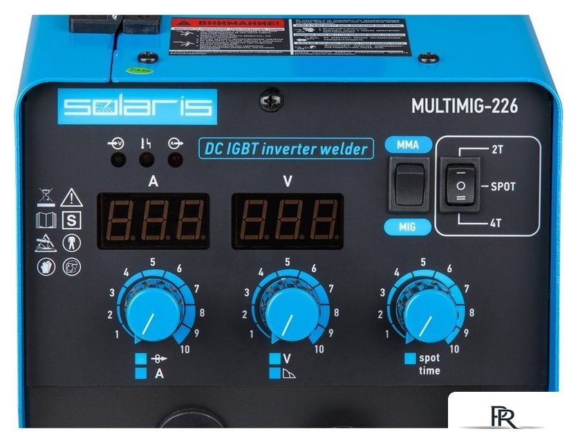 Сварочный инвертор Solaris MULTIMIG-226 - Изображение №4 — Интернет-магазин ПроЗаказ
