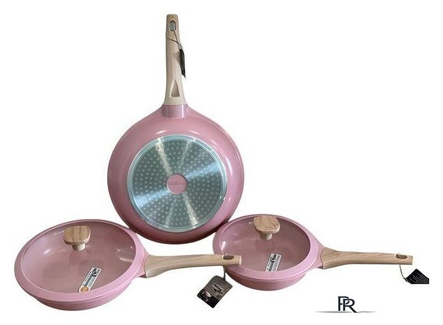 Набор сковород FeisiLang FL-S006YZ Pink - Изображение №2 — Интернет-магазин ПроЗаказ
