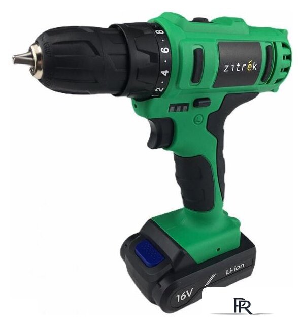 Дрель-шуруповерт Zitrek Greenpower 16-Li 063-4075 (с 2-мя АКБ, кейс) - Изображение №3 — Интернет-магазин ПроЗаказ