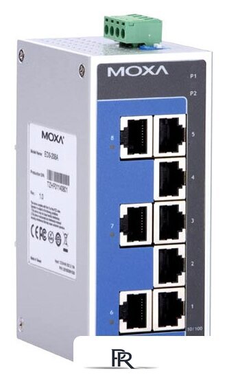 Неуправляемый коммутатор Moxa EDS-208A - Изображение №1 — Интернет-магазин ПроЗаказ