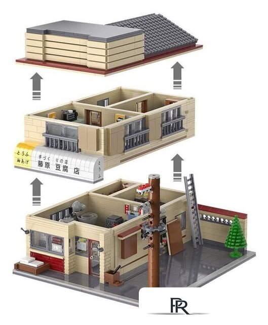 Конструктор CaDa Initial D Fujiwara Tofu Shop C61031W - Изображение №3 — Интернет-магазин ПроЗаказ