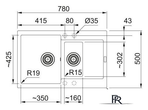 Кухонная мойка Franke Maris MRG 651-78 114.0741.200 (оникс) - Изображение №3 — Интернет-магазин ПроЗаказ