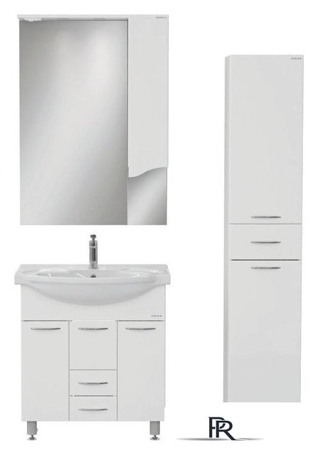  Onika Шкаф-пенал для ванной Модерн 36.17 L с корзиной 403602 - Изображение №9 — Интернет-магазин ПроЗаказ