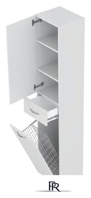  Onika Шкаф-пенал для ванной Модерн 36.17 L с корзиной 403602 - Изображение №8 — Интернет-магазин ПроЗаказ