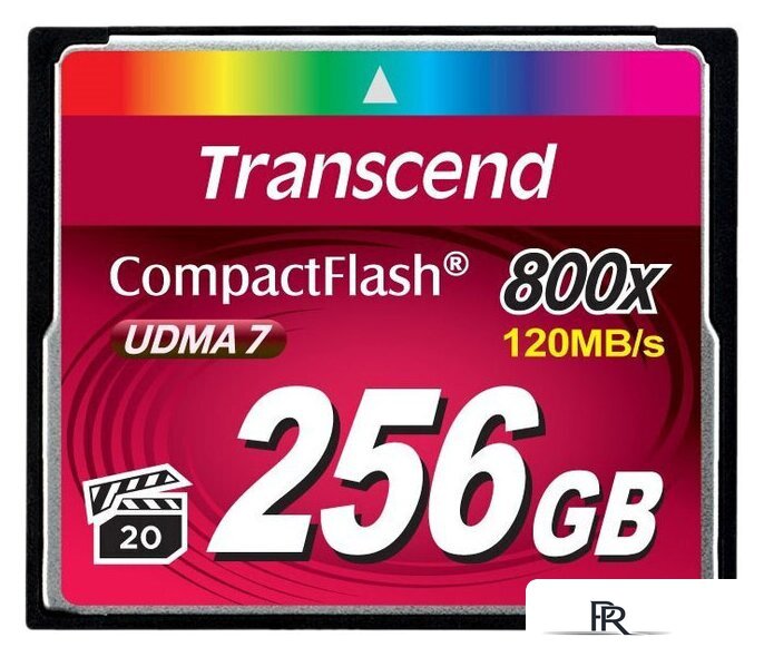 Карта памяти Transcend 800x CompactFlash Premium 256GB (TS256GCF800) - Изображение №1 — Интернет-магазин ПроЗаказ