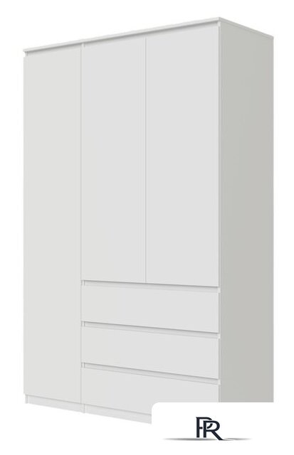 Шкаф распашной MyStar Сноули 3д3я ИВ-121.21.00 (белый) - Изображение №1 — Интернет-магазин ПроЗаказ