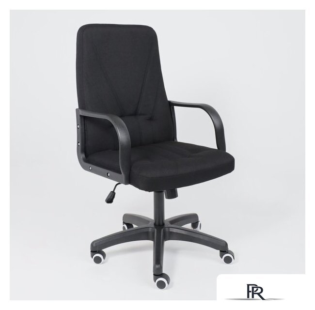 Офисное кресло AksHome Менеджер PL (Leto 70 черная ткань) - Изображение №8 — Интернет-магазин ПроЗаказ