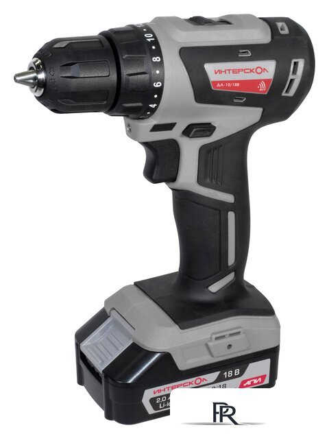 Дрель-шуруповерт Интерскол ДА-10/18В (с 2-мя АКБ 2 Ач, кейс) - Изображение №1 — Интернет-магазин ПроЗаказ