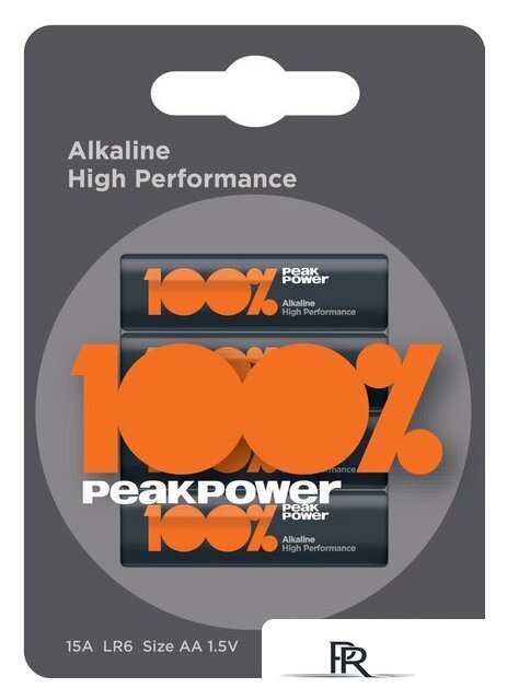 Батарейка PeakPower Alkaline LR6/PP15A-2U4 4BP - Изображение №1 — Интернет-магазин ПроЗаказ