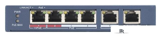 Неуправляемый коммутатор Hikvision DS-3E0106HP-E - Изображение №3 — Интернет-магазин ПроЗаказ