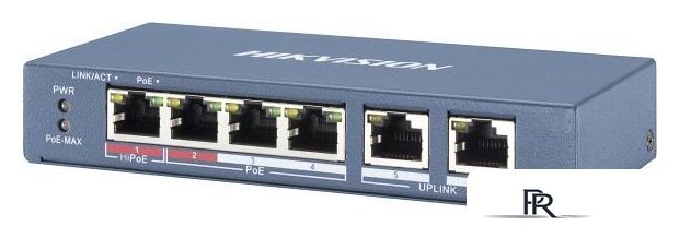 Неуправляемый коммутатор Hikvision DS-3E0106HP-E - Изображение №1 — Интернет-магазин ПроЗаказ