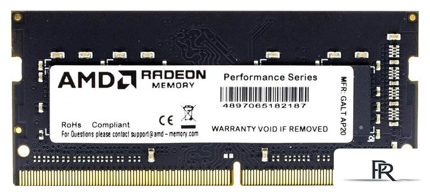 Оперативная память AMD Radeon 16GB DDR4 SODIMM PC4-25600 R9416G3206S2S-UO - Изображение №1 — Интернет-магазин ПроЗаказ