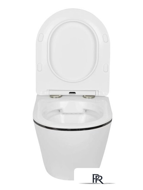 Унитаз подвесной Roxen Antares Black 530110-01B Rimless Soft Close - Изображение №8 — Интернет-магазин ПроЗаказ