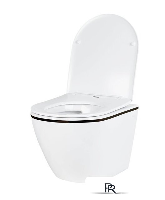 Унитаз подвесной Roxen Antares Black 530110-01B Rimless Soft Close - Изображение №6 — Интернет-магазин ПроЗаказ