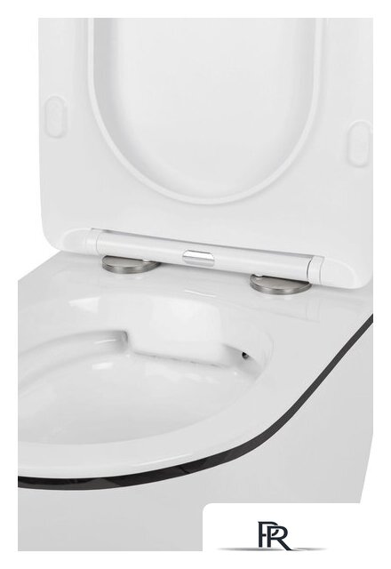 Унитаз подвесной Roxen Antares Black 530110-01B Rimless Soft Close - Изображение №10 — Интернет-магазин ПроЗаказ