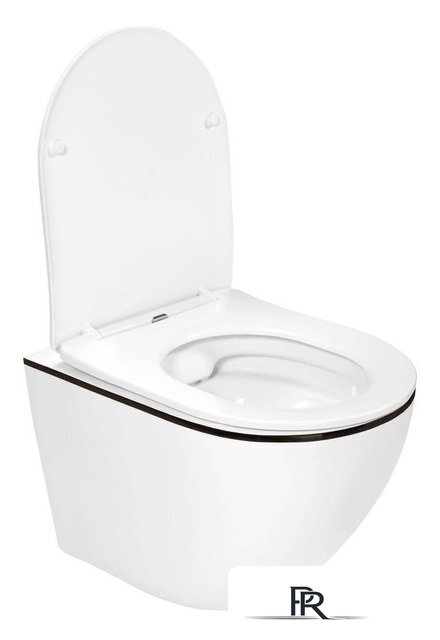 Унитаз подвесной Roxen Antares Black 530110-01B Rimless Soft Close - Изображение №9 — Интернет-магазин ПроЗаказ