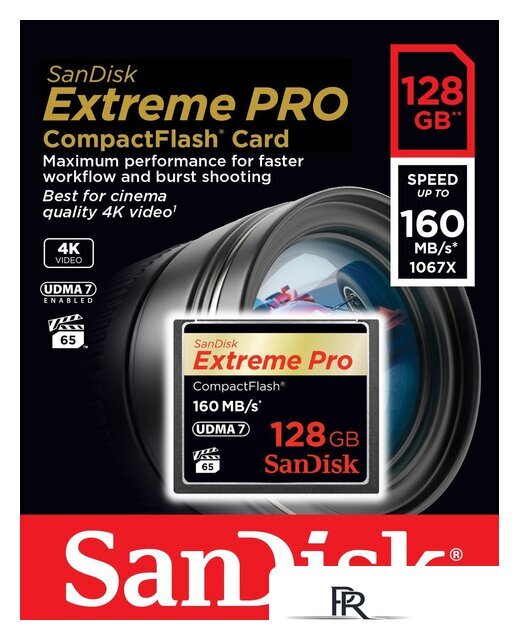 Карта памяти SanDisk Extreme Pro CompactFlash 128GB [SDCFXPS-128G-X46] - Изображение №3 — Интернет-магазин ПроЗаказ