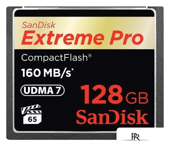 Карта памяти SanDisk Extreme Pro CompactFlash 128GB [SDCFXPS-128G-X46] - Изображение №1 — Интернет-магазин ПроЗаказ