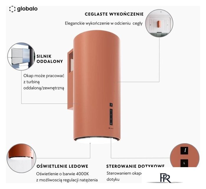 Кухонная вытяжка Globalo Miraya 39.1 (Кирпичный) - Изображение №4 — Интернет-магазин ПроЗаказ