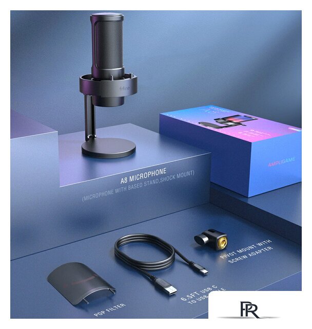 Проводной микрофон FIFINE A8 (черный) - Изображение №5 — Интернет-магазин ПроЗаказ