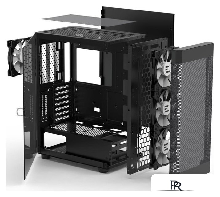 Корпус Zalman i4 TG (черный) - Изображение №7 — Интернет-магазин ПроЗаказ